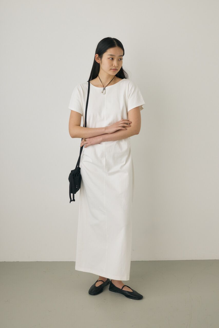 MOUSSY「カットソーワンピース　オーガニックコットン使用」|ワンピース|