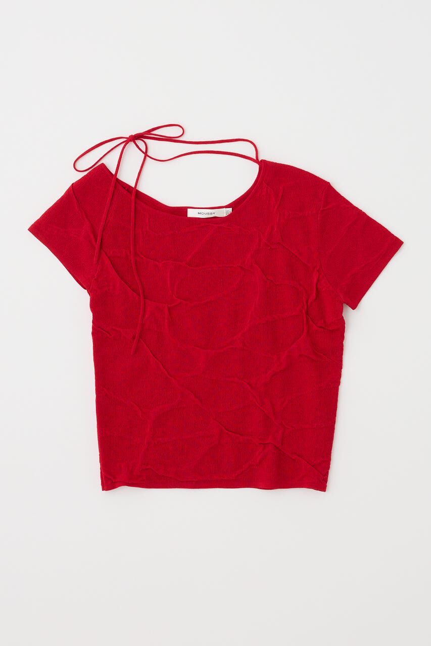 MOUSSY「NECK STRAP ジャガード TEE」|ニット・セーター|