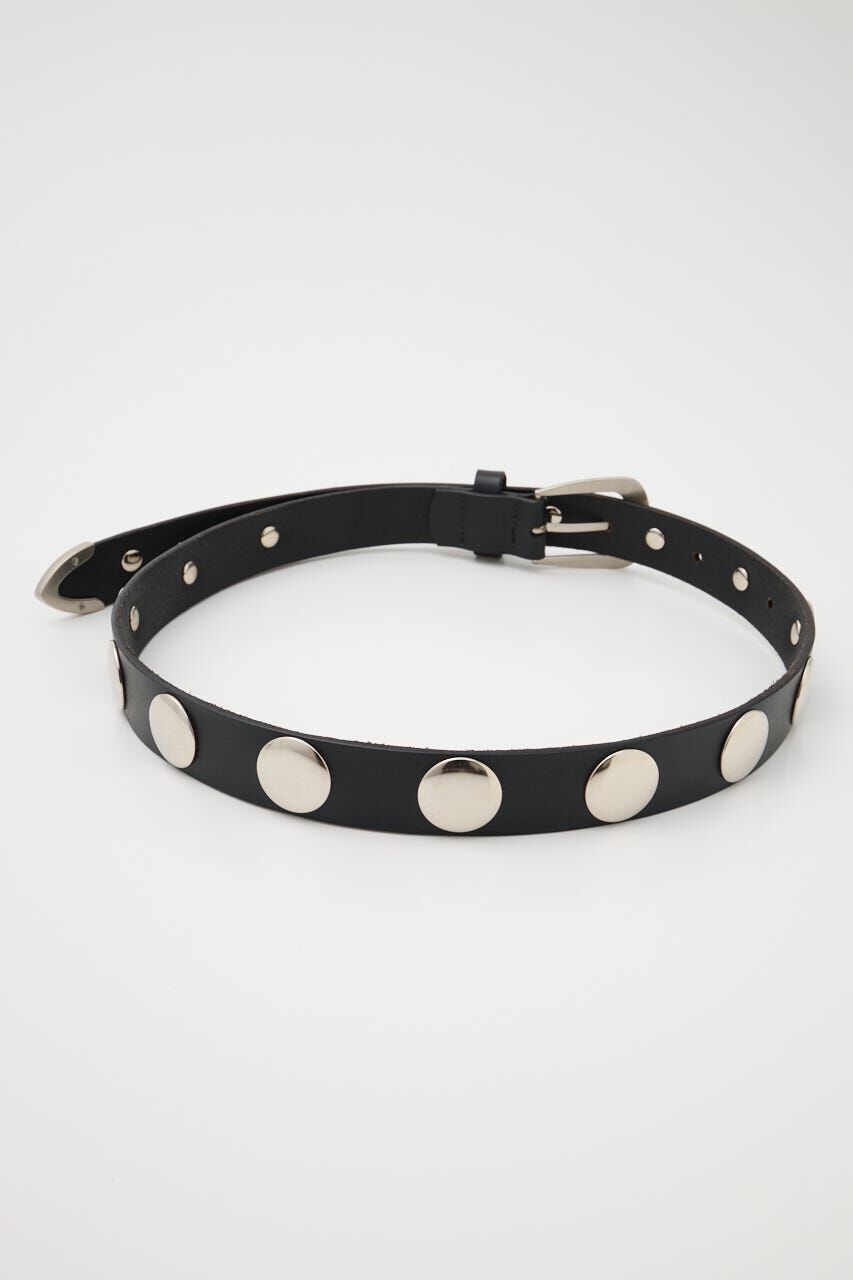 MOUSSY「STUDS LEATHER ベルト」|ベルト|