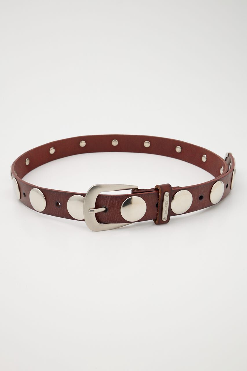 MOUSSY「STUDS LEATHER ベルト」|ベルト|