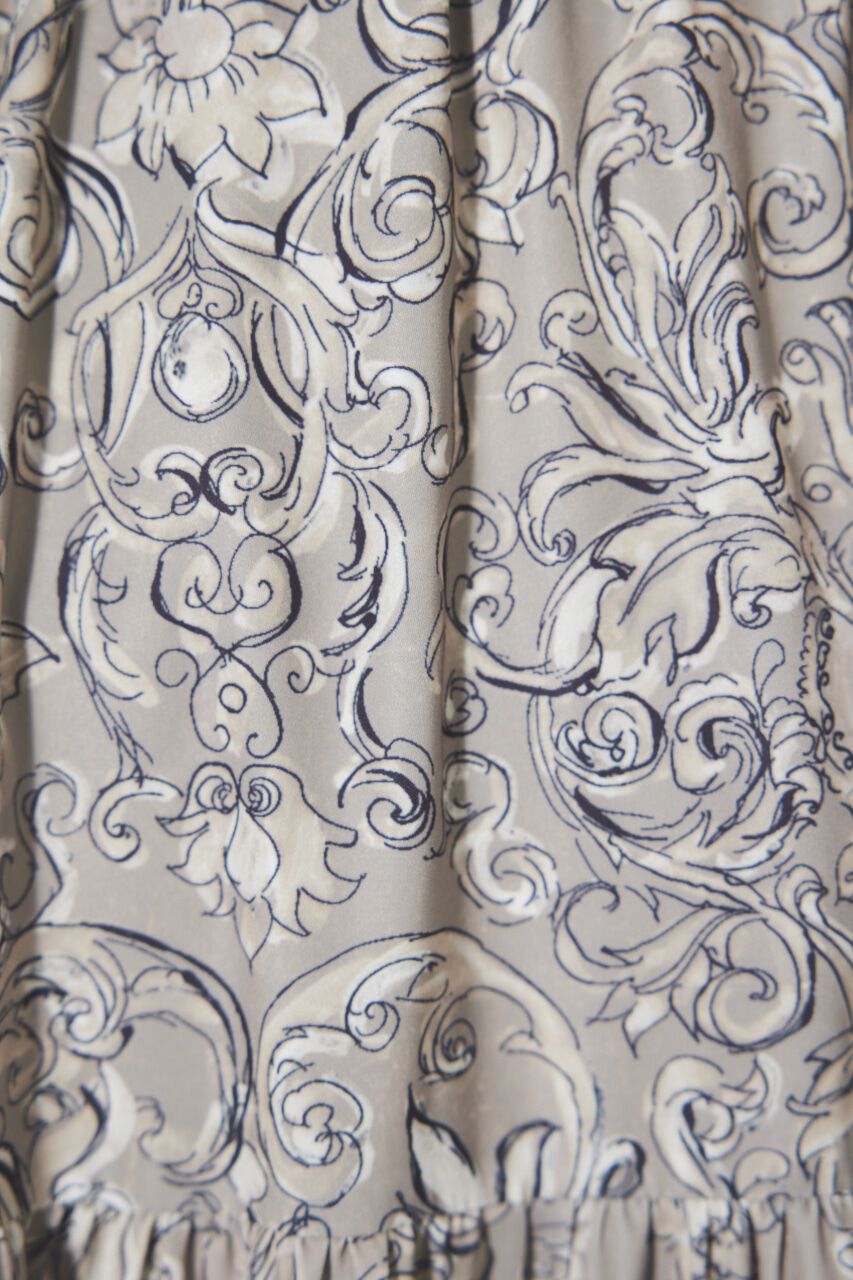 rienda「スリットショルダーフレアSLV OP」|ワンピース|