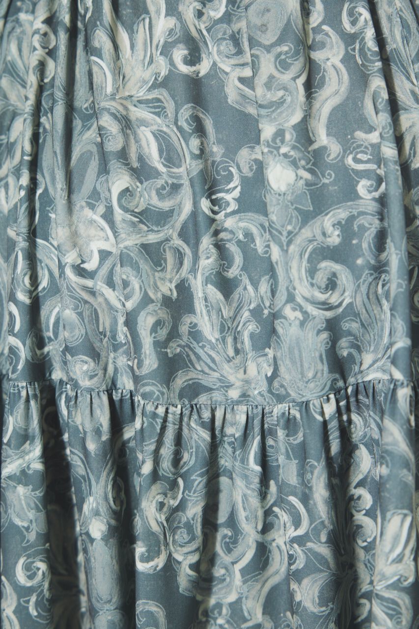 rienda「スリットショルダーフレアSLV OP」|ワンピース|