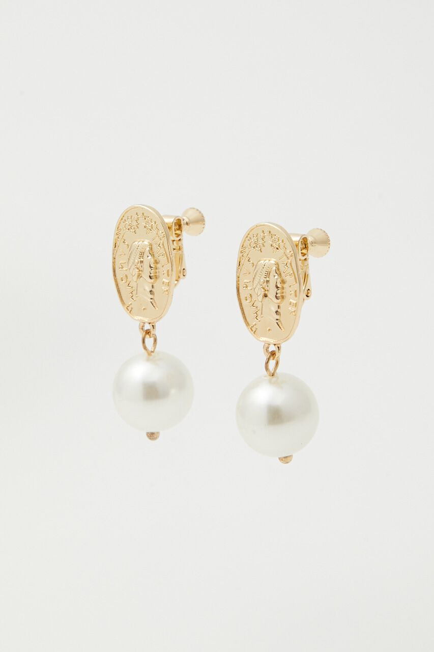 RODEO CROWNS「フェイクパールモチーフイヤリング」|ピアス|