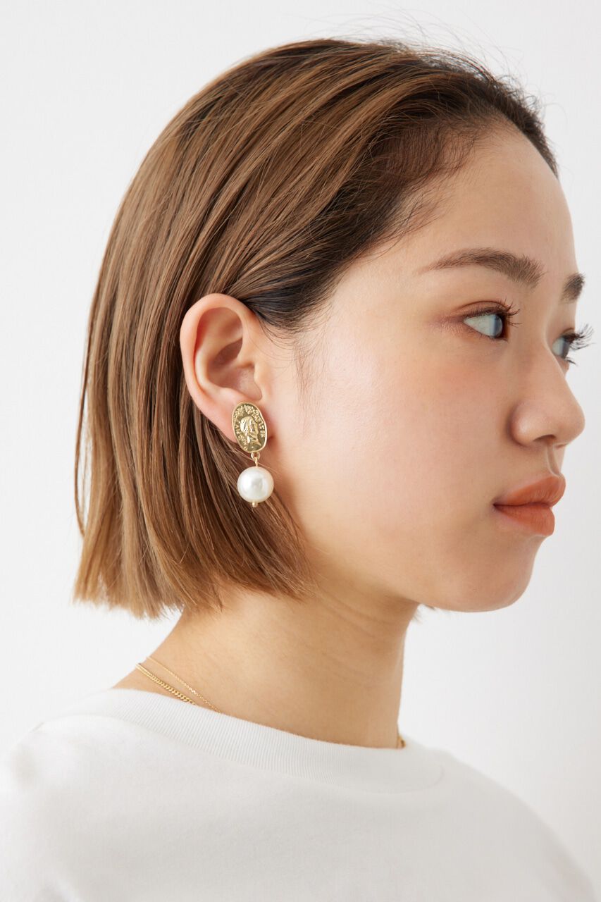 RODEO CROWNS「フェイクパールモチーフイヤリング」|ピアス|