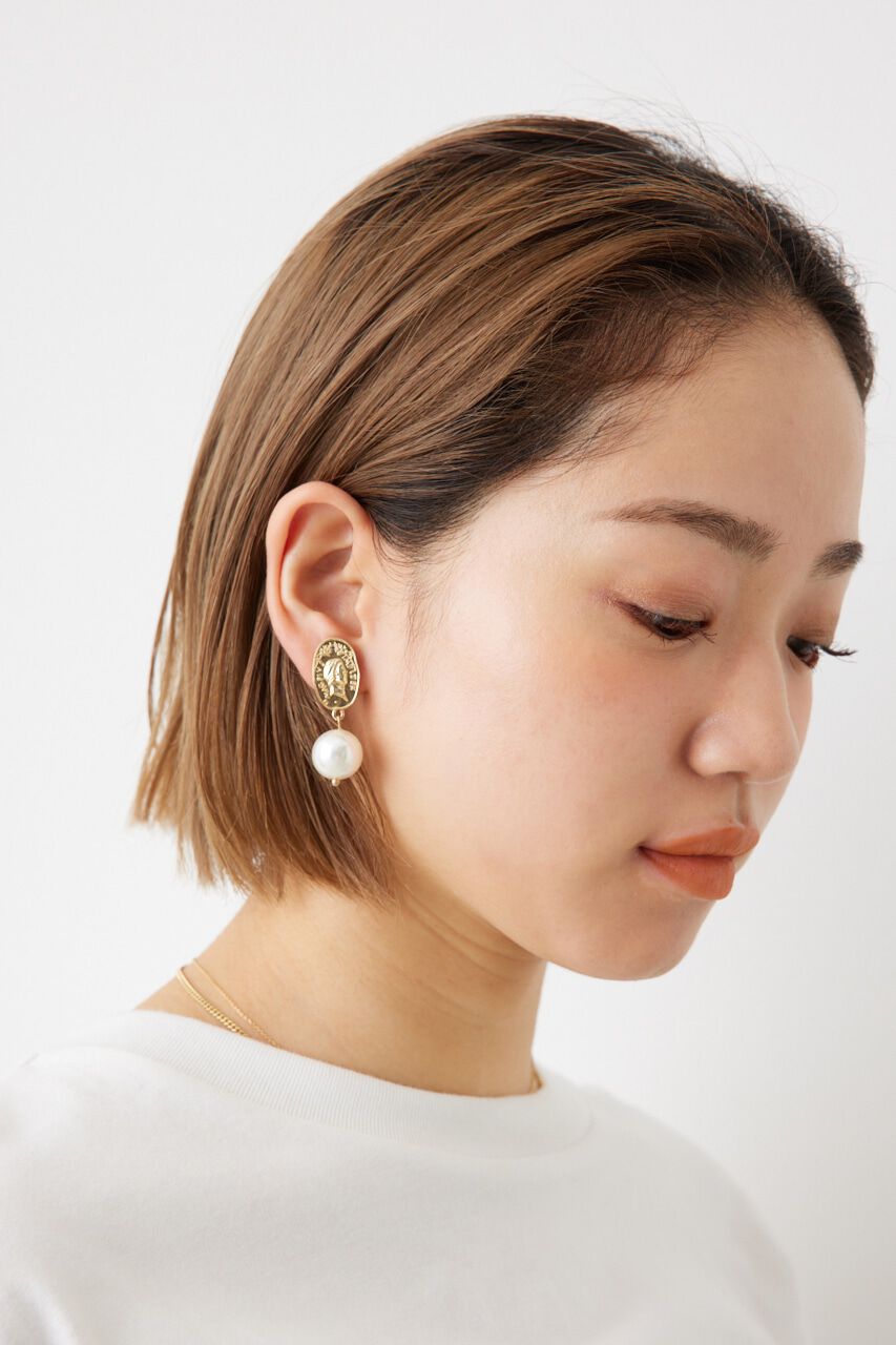 RODEO CROWNS「フェイクパールモチーフイヤリング」|ピアス|