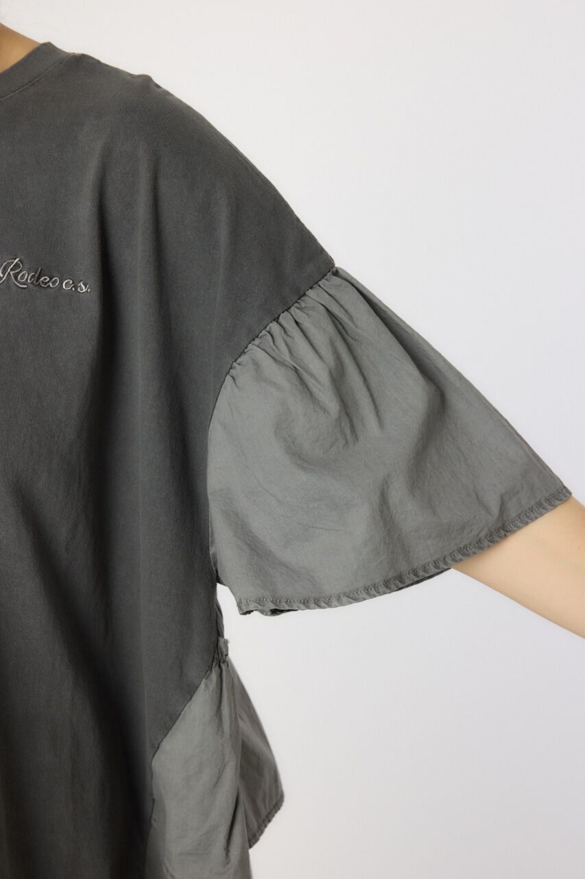 RODEO CROWNS「ピグメントバックフリルトップス」|Tシャツ・カットソー|