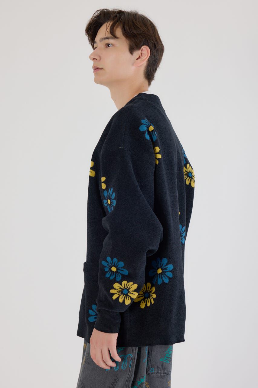 RODEO CROWNS「フォーリングフラワーニットカーディガン」|カーディガン|