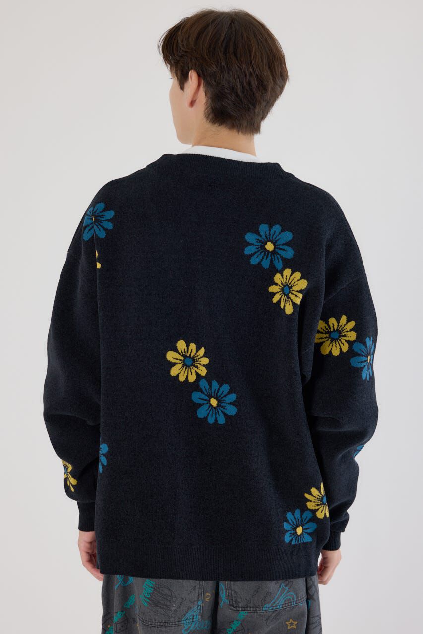 RODEO CROWNS「フォーリングフラワーニットカーディガン」|カーディガン|