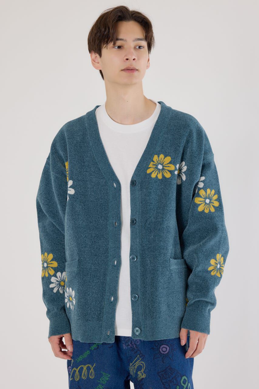 RODEO CROWNS「フォーリングフラワーニットカーディガン」|カーディガン|