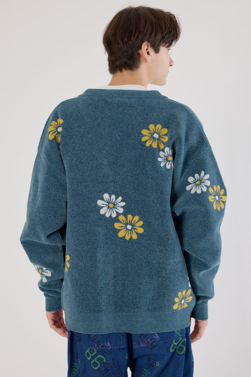 RODEO CROWNS「フォーリングフラワーニットカーディガン」|カーディガン|