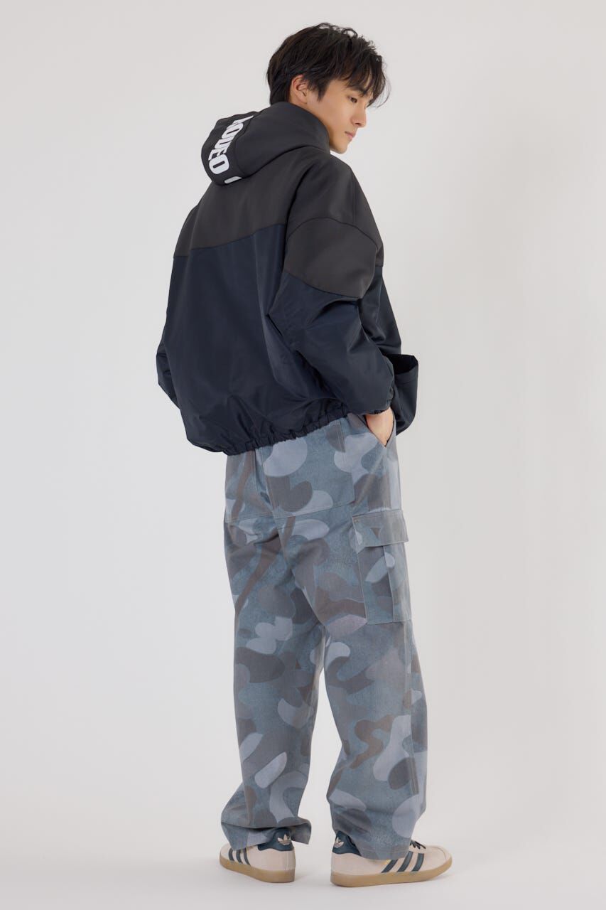 RODEO CROWNS「バイカラーフーデッドブルゾン」|ブルゾン・スタジャン|