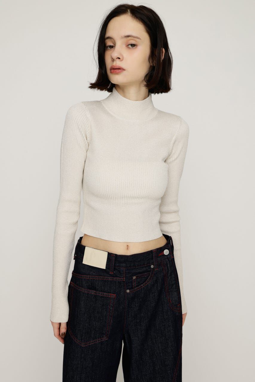 SLY「GLITTER COMPACT トップス」|ニット・セーター|