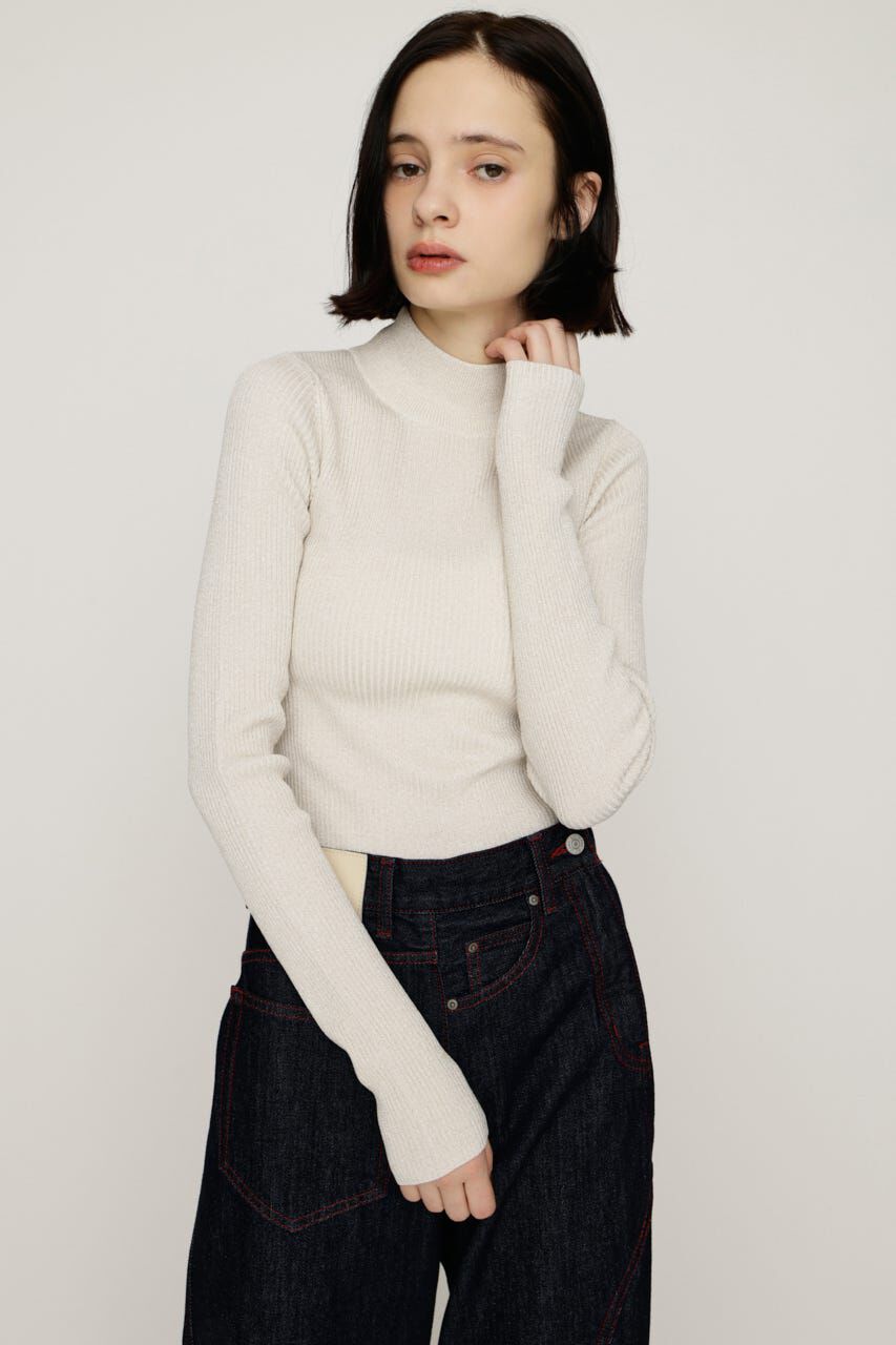 SLY「GLITTER COMPACT トップス」|ニット・セーター|