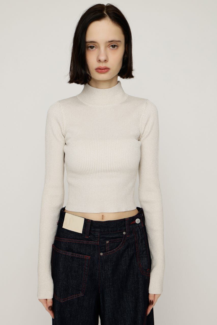 SLY「GLITTER COMPACT トップス」|ニット・セーター|