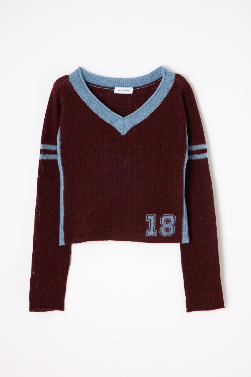 LAGUA GEM「COMPACT NUMBER ニット」|ニット・セーター|