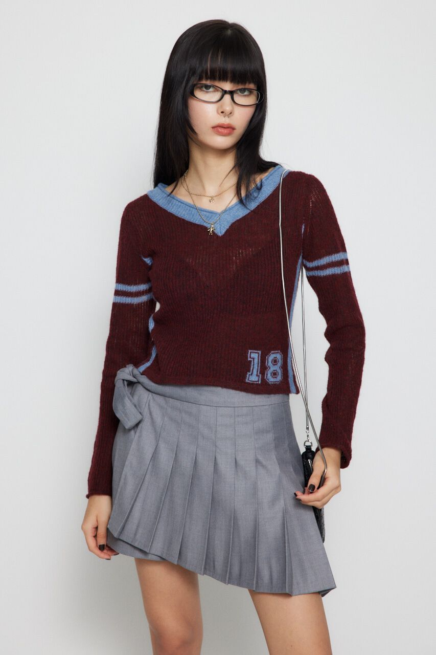 LAGUA GEM「COMPACT NUMBER ニット」|ニット・セーター|