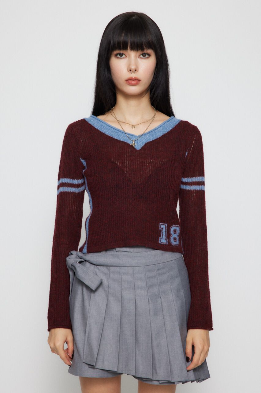 LAGUA GEM「COMPACT NUMBER ニット」|ニット・セーター|