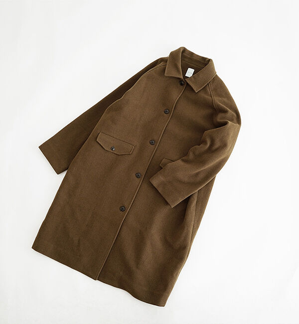 休日と詩「waiting for the sun&ldquo;long&rdquo;」|ステンカラーコート|