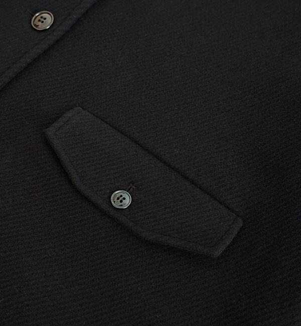 休日と詩「waiting for the sun」|ステンカラーコート|