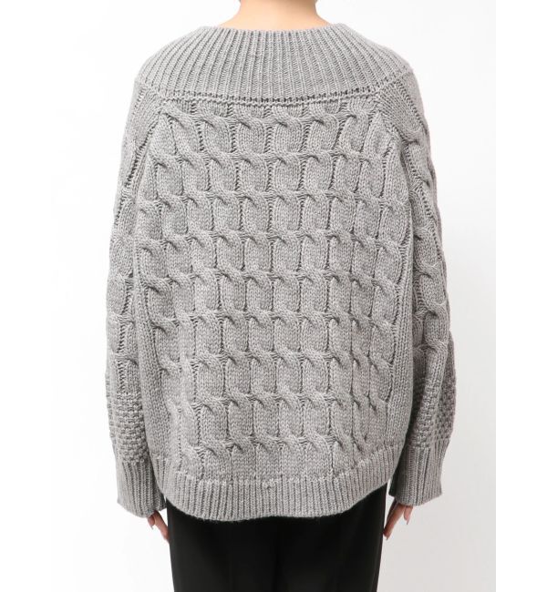 ELENDEEK「V-NECK CABLE KT」|ニット・セーター|