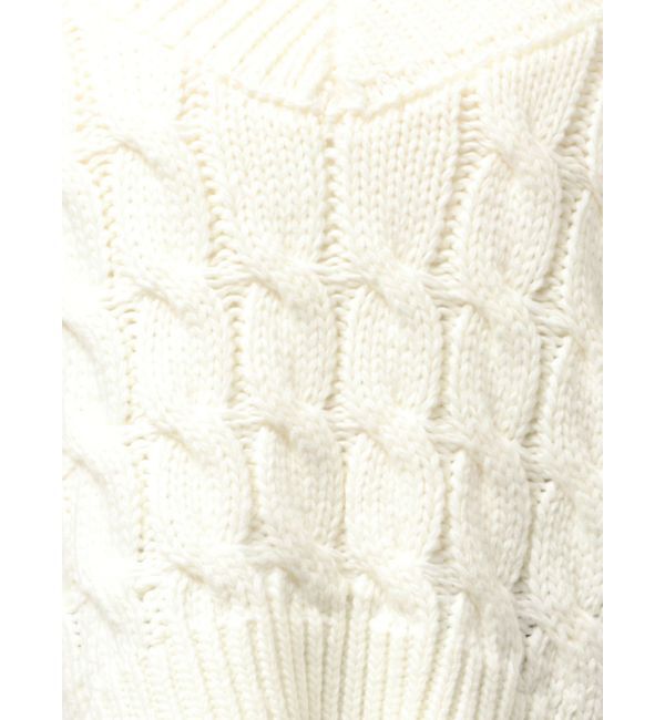 ELENDEEK「V-NECK CABLE KT」|ニット・セーター|