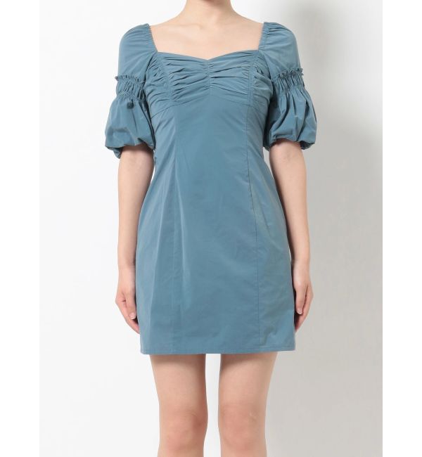 RESEXXY「ギャザーボリュームミニワンピース」|ワンピース|