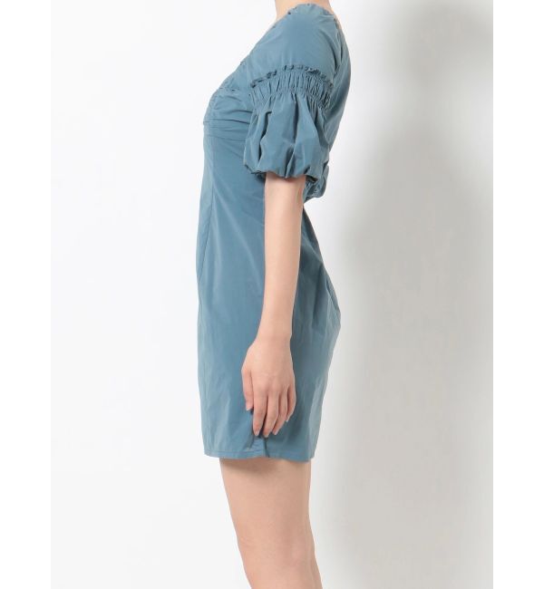 RESEXXY「ギャザーボリュームミニワンピース」|ワンピース|