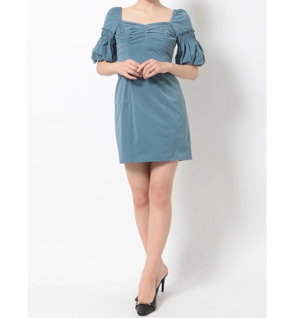 RESEXXY「ギャザーボリュームミニワンピース」|ワンピース|