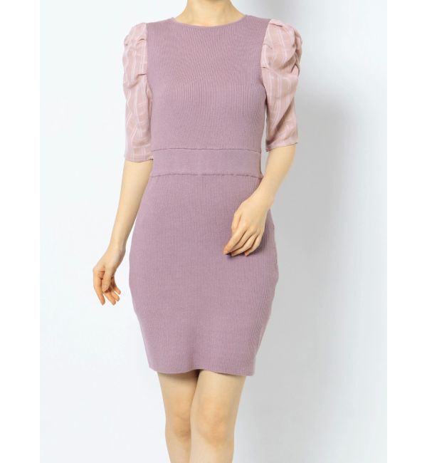 RESEXXY「シアーチェックミニワンピース」|ワンピース|