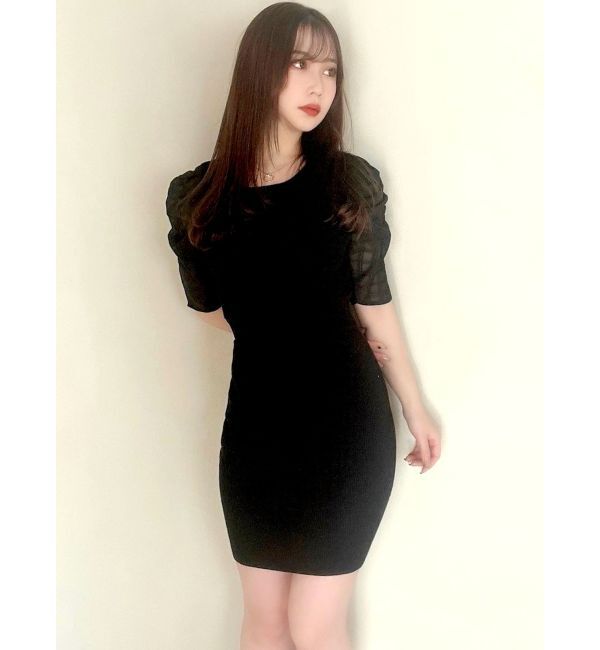 RESEXXY「シアーチェックミニワンピース」|ワンピース|