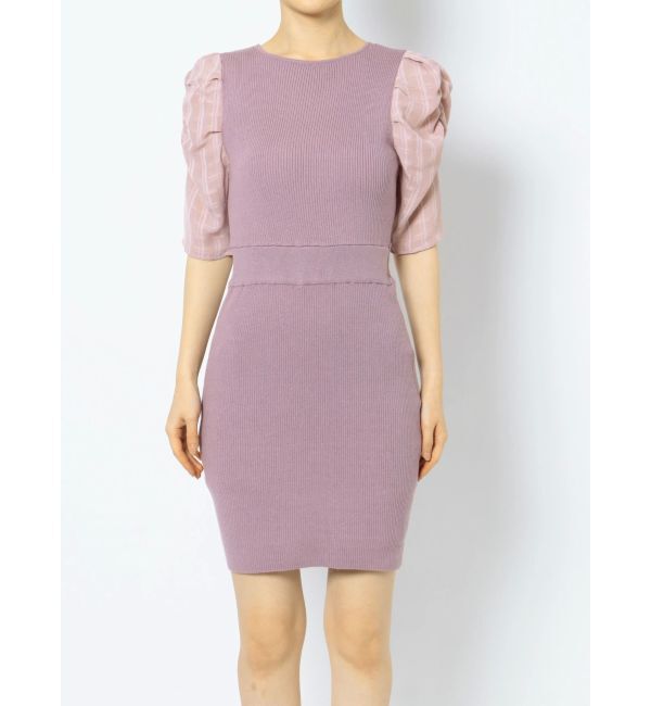 RESEXXY「シアーチェックミニワンピース」|ワンピース|