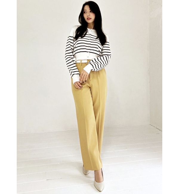 RESEXXY「ダブルウエストストレートパンツ」|その他|