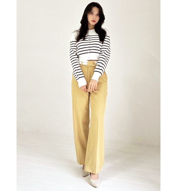 RESEXXY「ダブルウエストストレートパンツ」|その他|