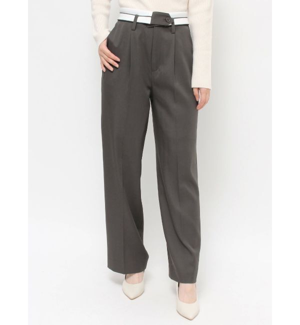 RESEXXY「ダブルウエストストレートパンツ」|その他|