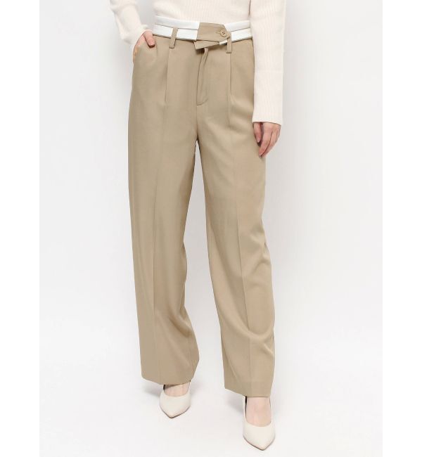 RESEXXY「ダブルウエストストレートパンツ」|その他|