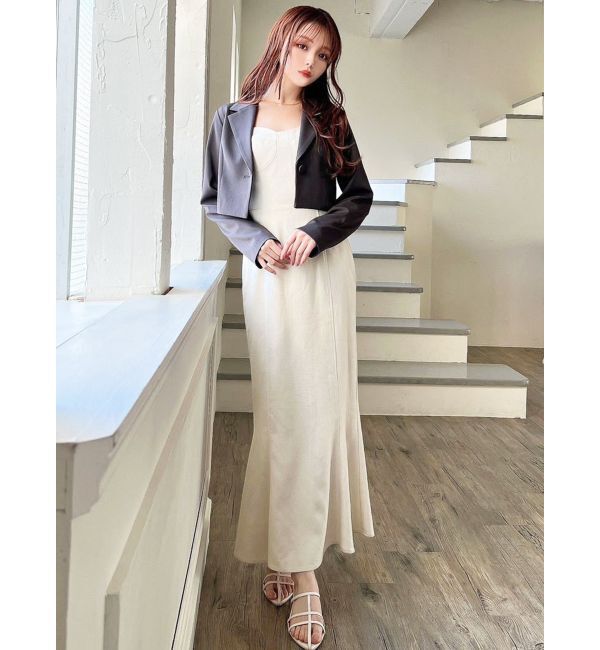 RESEXXY「ツイードビスチェワンピース」|ワンピース|