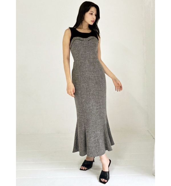 RESEXXY「ツイードビスチェワンピース」|ワンピース|