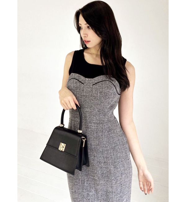 RESEXXY「ツイードビスチェワンピース」|ワンピース|