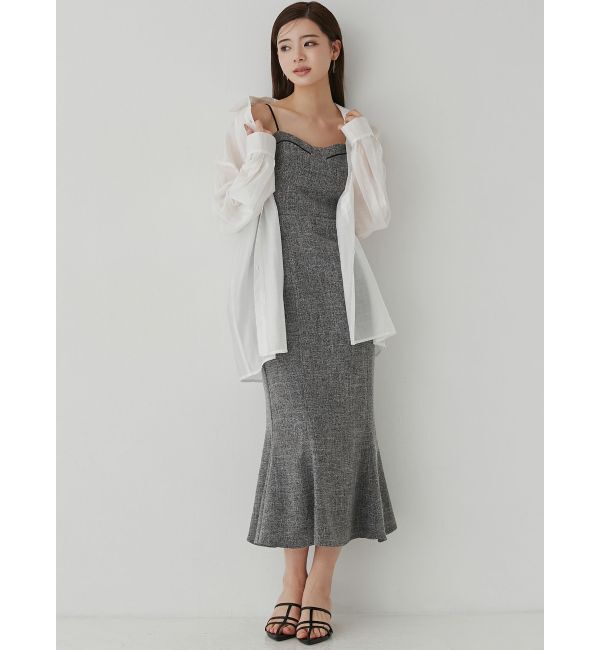 RESEXXY「ツイードビスチェワンピース」|ワンピース|