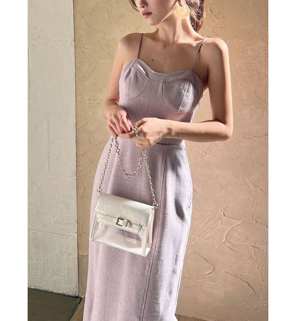 RESEXXY「ツイードビスチェワンピース」|ワンピース|ピンク