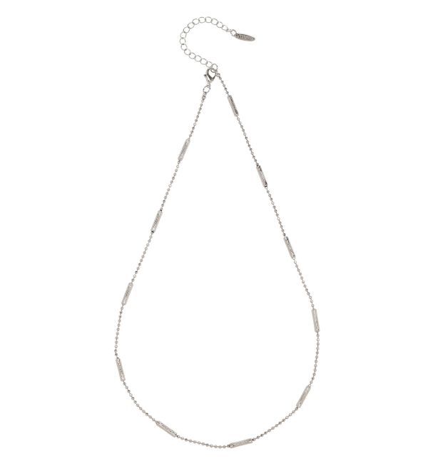 RESEXXY「スティックシャイニーネックレス」|ネックレス|シルバー