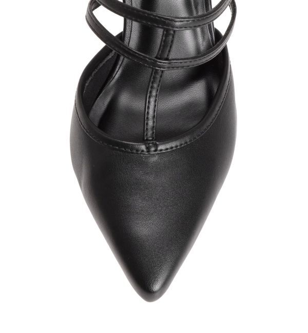 RESEXXY「Tストラップポインテッドミュール」|パンプス|