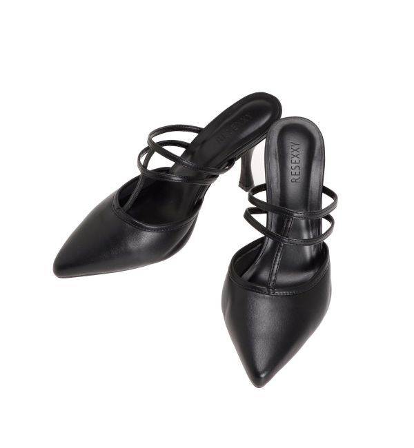 RESEXXY「Tストラップポインテッドミュール」|パンプス|