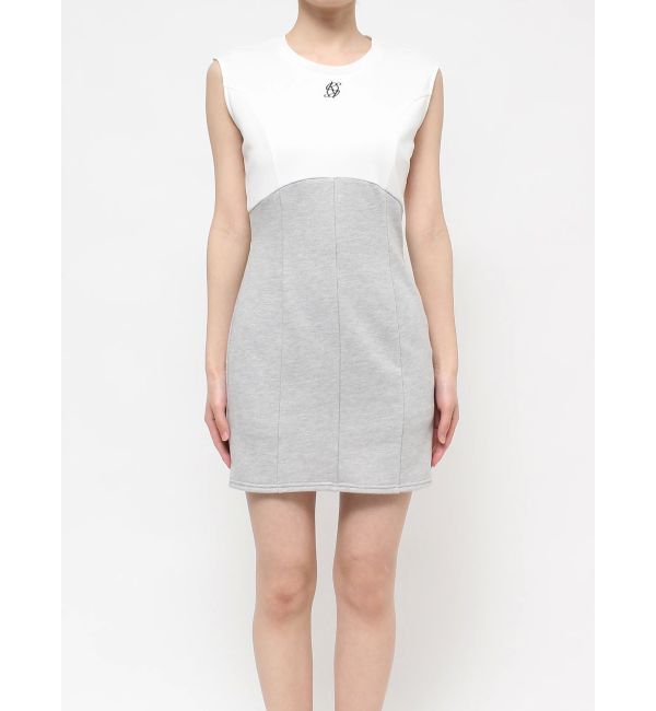 RESEXXY「バイカラーロゴミニワンピース」|ワンピース|