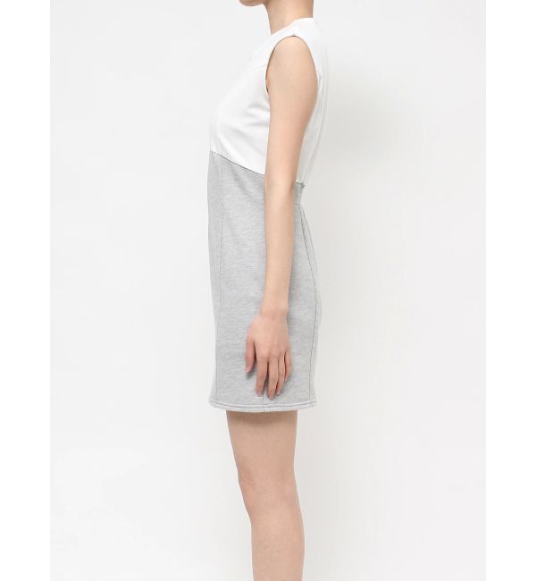 RESEXXY「バイカラーロゴミニワンピース」|ワンピース|