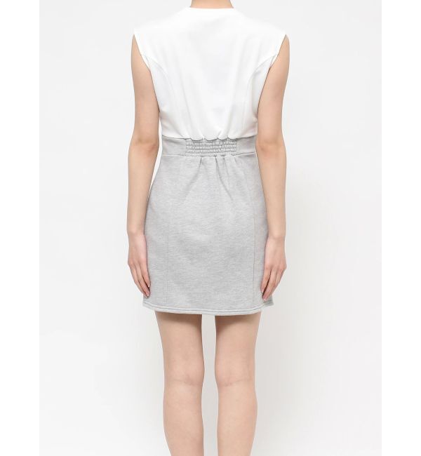 RESEXXY「バイカラーロゴミニワンピース」|ワンピース|