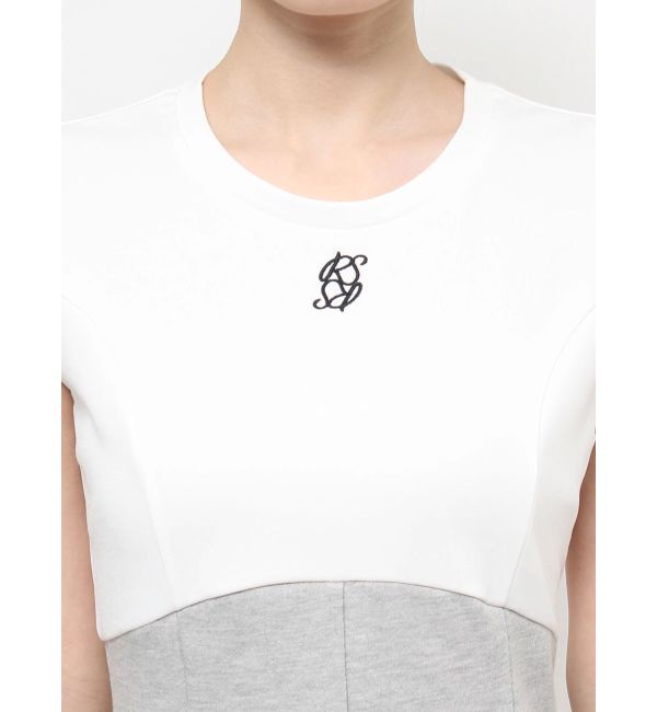 RESEXXY「バイカラーロゴミニワンピース」|ワンピース|