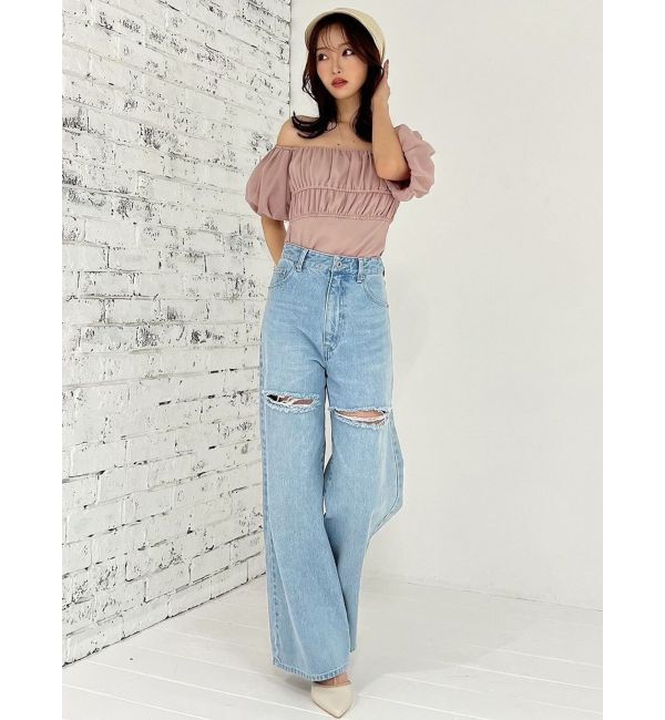 RESEXXY「シフォンボリュームブラウス」|シャツ・ブラウス|