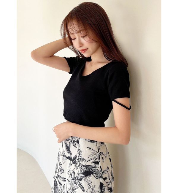 RESEXXY「スリーブデザイントップス」|Tシャツ・カットソー|