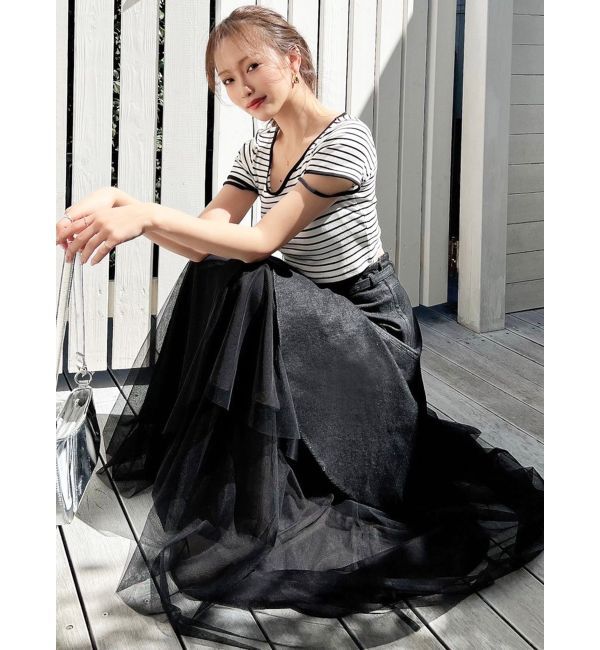 RESEXXY「スリーブデザイントップス」|Tシャツ・カットソー|